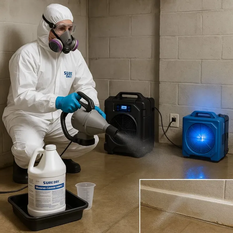 Sanitization and Odor Removal process in Fredericksburg, TX