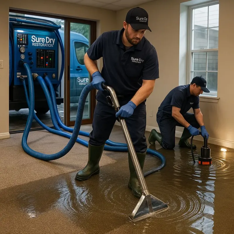 Water Extraction and Removal process in Fredericksburg, TX